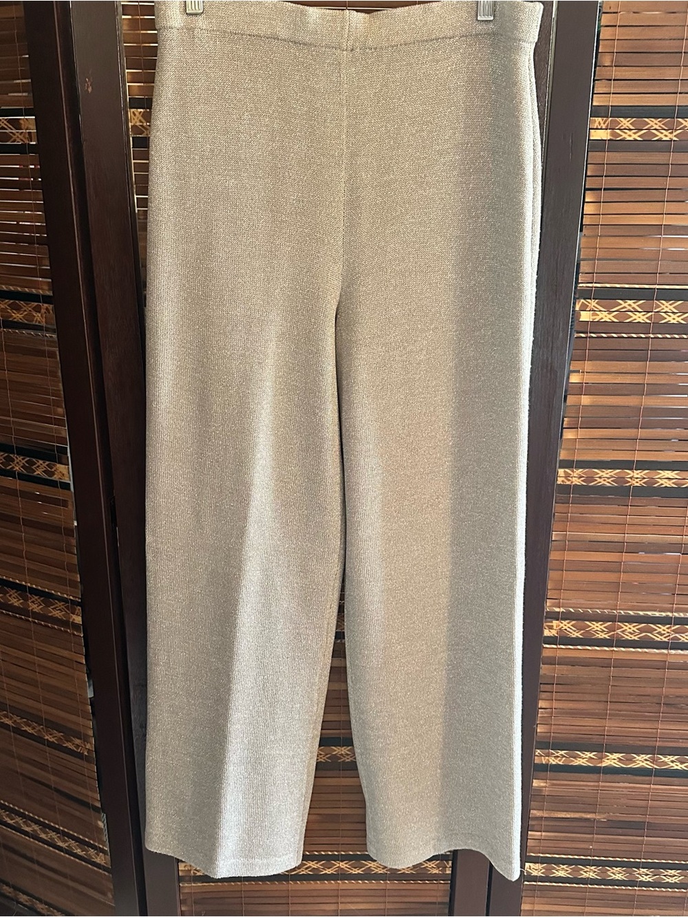 St. John Evening gold knit pants